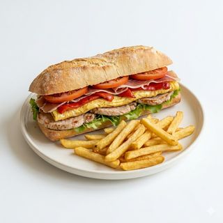 Bocata Serranito De Cerdo