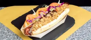 Vegan hot dog