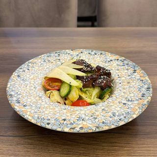 Salată calda cu ficat de pui 