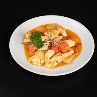 182. Pollo in salsa piccante