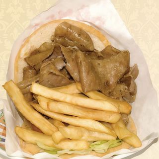 Kebab con Patatas
