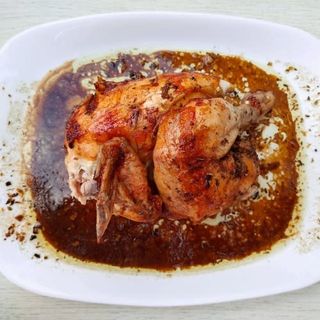 1/2 pollo asado