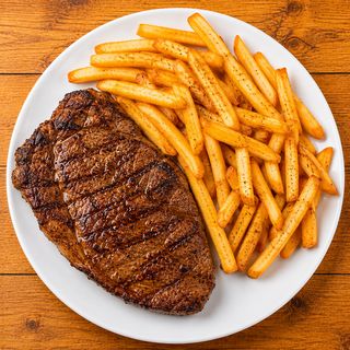 1 pc Steak na Fries