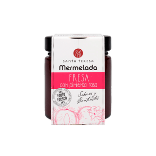 Mermelada De Fresa Con Pimienta Rosa 240 G