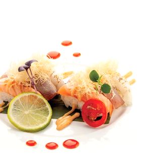 75 Nigiri misto scottato spici mayo 6