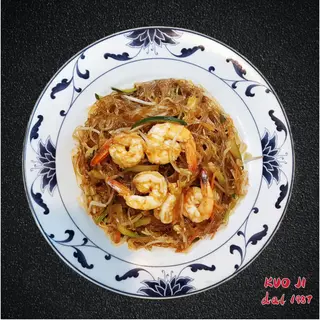22d  -Spaghetti di soia con gamberi