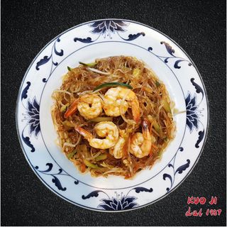 22d  -Spaghetti di soia con gamberi
