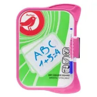 Pizarra Blanca+Mini Borrador+Rotulad Borrable Auchan