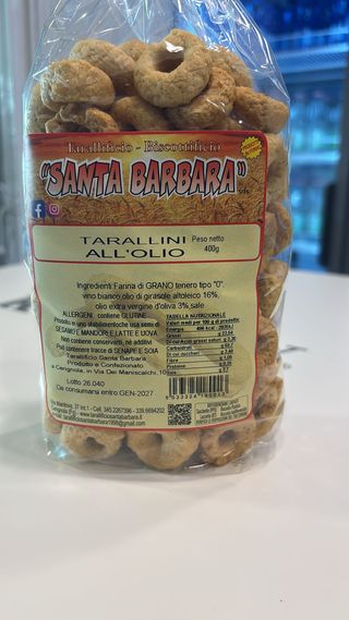 Tarallini all'olio
