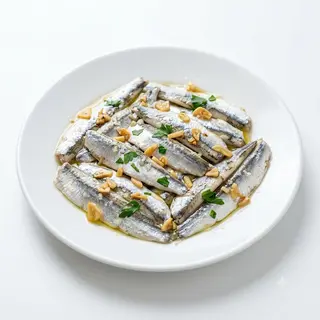 Tapa De Boquerones En Vinagre
