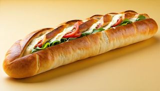 Panino tonno, pomodoro, maionese e rucola