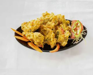 Mixed vegetable pakora (ración)