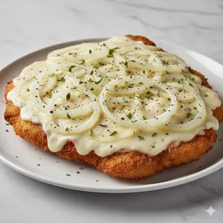 Milanesa XL fugazeta (cebolla)