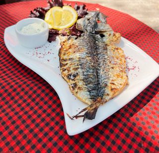 Скумбрія на мангалі 380 -420 г