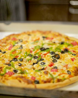 Pizza Média Camarão