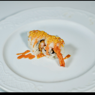 805.uramaki gambas fritas con patatas y ketchup(8uds)