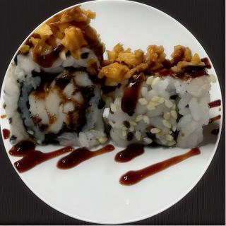 59 Pollo Rebozado Y Cebolla Crujiente Con Salsa Teriyaki (8 Uds.)