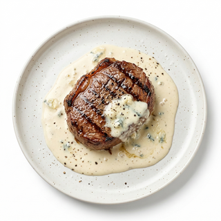 Muschi de vita cu sos gorgonzola