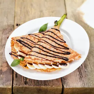 Crêpe Chocolat & Amande Banane