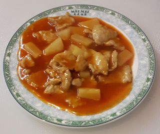 123 - Carne de porco com ananás