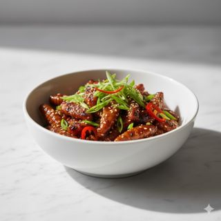 Intestino a la plancha