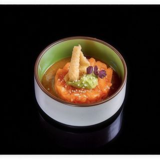 Tartare salmon carote