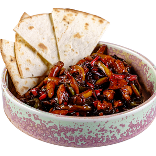 Fajitas de pui cu sos salsa 200/50g