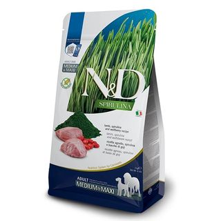 N&D SPIRULINA LAMB ADULT MEDIUM & MAXI , 2 кг