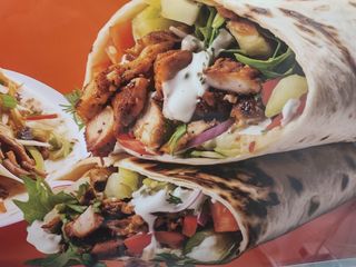 Menú plato con alitas