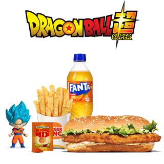 Menu Long Chicken® Super Saiyan Grande Com Figura