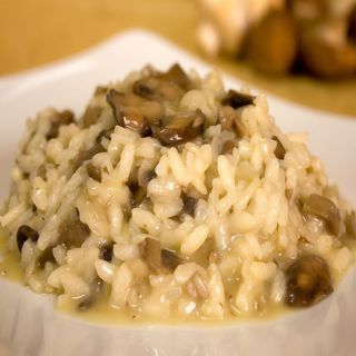 Risotto De Setas Y Parmesano Sin Crema De Leche