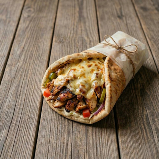 Chicken Shawarma With Sausage & Double Cheese