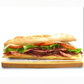 Bocadillo de bacón completo