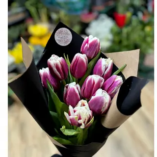 Bouquet di tulipani bicolore