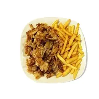 Menú Plato Kebab Carne De Ternera Y Patatas