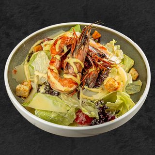 Салата Цезар със скариди