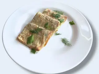 Млинці з картоплею та грибами (240g)