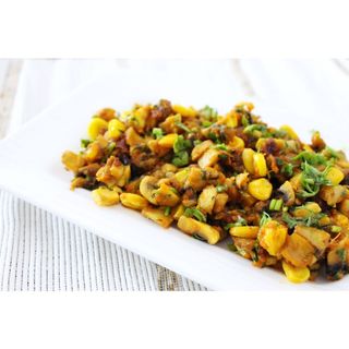 Methi Corn Mushroom Masala and FREE NAAN