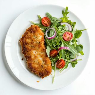 Tagliata di pollo con insalata