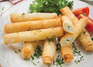 Хрусткі трубочки з сиром та зеленню (200г)