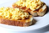 Scrambled Eggs on toast