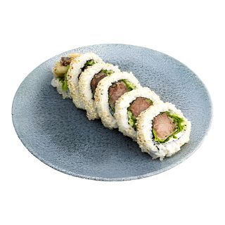 Uramaki Tuńczyk w tempurze z awokado i chilli 6szt.