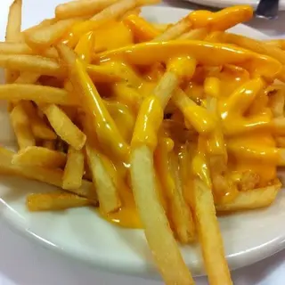 Patatas Fritas con queso 