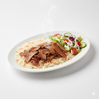 Plato Kebab Arroz