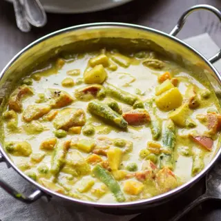 Korma De Verduras (Opción Vegana)