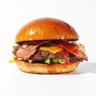 Burger Smashing Baby + fritas