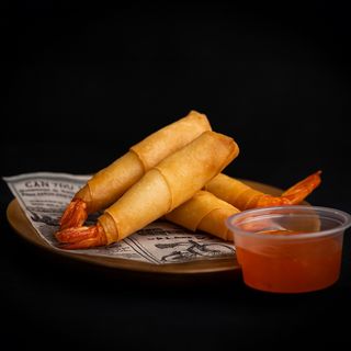 ASIAN PRAWN ROLLS (4 uds.)