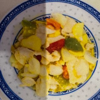 45 Pollo con patate in salsa curry