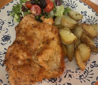 Plato De Chuleta De Cerdo Schabowy