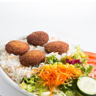 Plato Falafel Con Patatas